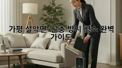 가평 설악면 🏡 곤충 방지 청소, 완벽 가이드 🧽